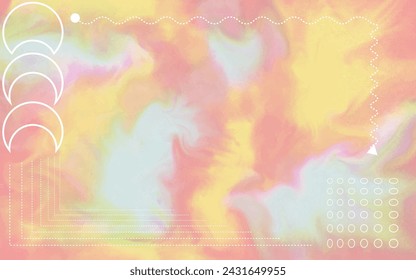 Fondo geométrico de gradiente de fluido abstracto para papel pintado, sitio web y presentación