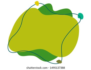 Abstract fluid graphic background. Modern geometric liquid design template. Vector illustration.