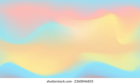 Abstract fluid graphic gradient color mesh illustration.Modern design template for posters, websites, cards.