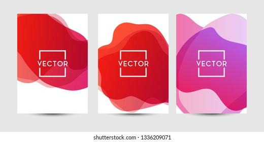 Abstract fluid graphics of poster or book cover design. Vibrant gradient color. Creative art for banner, landing page, web, cover, ad, greeting card, print.