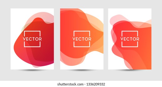 Abstract fluid graphics of poster or book cover design. Vibrant gradient color. Creative art for banner, landing page, web, cover, ad, greeting card, print.