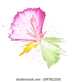 Abstract Fluid Ink Alcohol Ink Splash. Colourful Splash. Watercolor Splash.