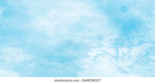 Abstract Fluid Light Blue Sky Texture with Transparent Cloud Layers and Flowing Watercolor Drifts.  Elegant Abstract Sky-Inspired Watercolor Background with Gentle Blue Wash and Floating White Mist