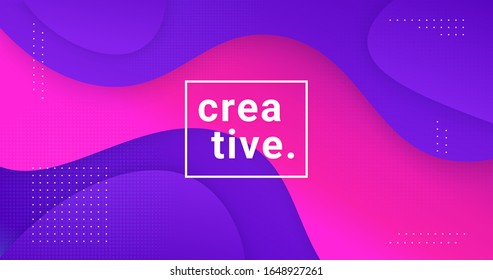 Abstract fluid liquid background vector design. 