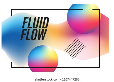 Abstract fluid liquid color mesh gradient background. Modern cololorful background design. Layout for poster, cover, banner, presentation backdrop.With copy text space. Business cover template vector