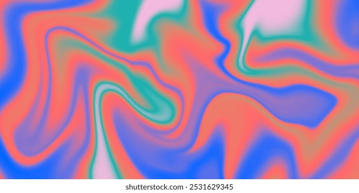 Abstract Fluid Liquid Gradient Background Vetor Design. Padrão De Mármore Multicolor Vivo.