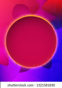 Abstract fluid liquid modern dynamic motion background with banner. Vector illustration