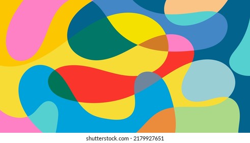 abstract fluid and liquid shape color background