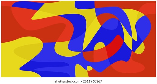abstract fluid and liquid shape color background