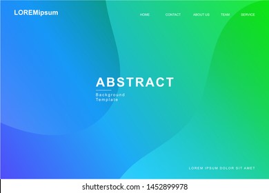 Abstract Fluid, liquid, wavy, gradient, flowing, dynamic shape background combination. Trendy and modern color composition., Creative design concept for landing page.