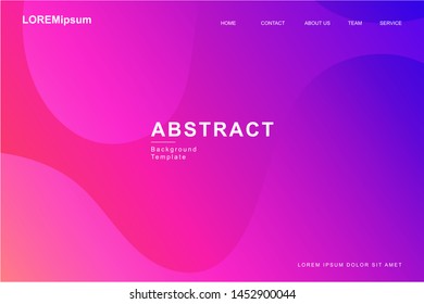 Abstract Fluid, liquid, wavy, gradient, flowing, dynamic shape background combination. Trendy and modern color composition., Creative design concept for landing page.