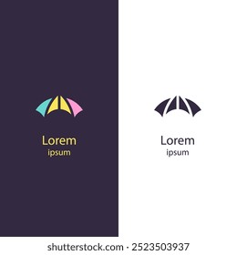  Logotipo Abstractas y fluido con Formas y curvas suaves. Ideal para empresas de diseño creativo, consultoría, tecnología, arte, entretenimiento, tarjetas de presentación, Sitios web, redes sociales y marketing.