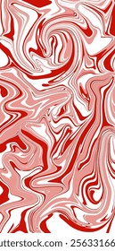 Abstract fluid marble design in vibrant red and soft pink tones on a white background. This bold and dynamic pattern exudes energy and creativity, making it perfect for modern art projects, branding.