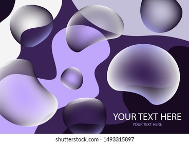Abstract fluid and modern elements. Dynamic color shapes and lines. Trendy template for cover design for brochures, web banners, flyers or posters. Vector illustration