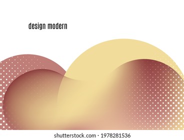 Abstract fluid and modern elements. Dynamic color shapes and lines. Liquid blurred colorful gradient organic shapes. Isolate on white background. Vector illustration