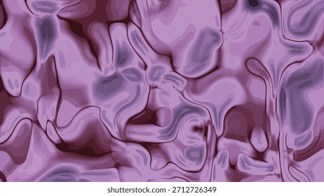 Fondo de movimiento fluido Abstractas con Gradientes de color púrpura y oscuro que fluyen en bucle sin costuras, plástico abstracto, Imagen de Regalías común.