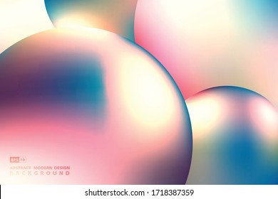 Borbo fluido abstracto de fondo colorido de la obra de arte de diseño de esfera. Uso para publicidad, afiche, ilustración, diseño de plantilla, impresión. ilustración vectorial eps10