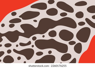 Abstraktes Flüssigkeitsmuster auf natürlichem Hintergrund