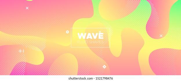 Abstract Fluid Pattern. Red Gradient Poster. Colorful Vector Illustration. Futuristic Concept. Abstract Wave Shapes. Minimal Poster. Graphic Movement. Digital Template. 3d Fluid Background.