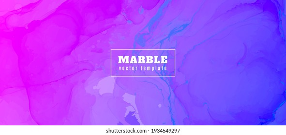 Abstract Fluid. Pink Blue Dynamic Motion. Digital Liquid Banner. Alcohol Inks Paint Background. Futuristic Abstract Fluid. Gradient Flow Wallpaper. Modern Graphic Marble. Vector Abstract Fluid.