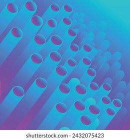 Abstract Fluid poster cover with modern geometrical template with blend shapes. Background