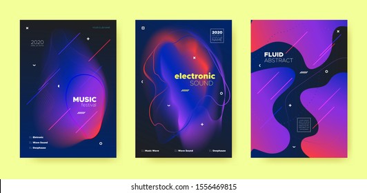 Abstract Fluid Poster. Music Party. Techno Dj Sound. Electronic Dance Festival. Dark Abstract Fluid Concept. Purple Music Flyer. Trance Dj Sound. Electronic Dance Event. Blue Abstract Fluid Design.
