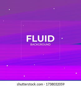 Abstract Fluid Purple Background Design