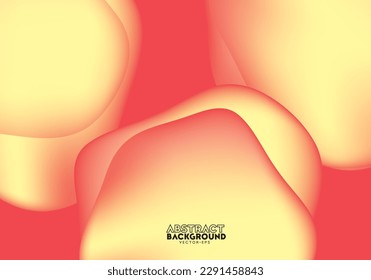 abstract fluid rock shape curve gradient red and white background for advertisement product banner and label website template landingpage vector eps.