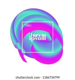 Abstract fluid shape
