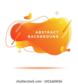 abstract fluid shape background and illustration