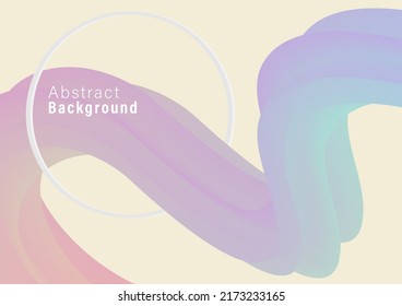 Abstract fluid shape background minimal geometric dynamic pastel gradient liquid wallpaper