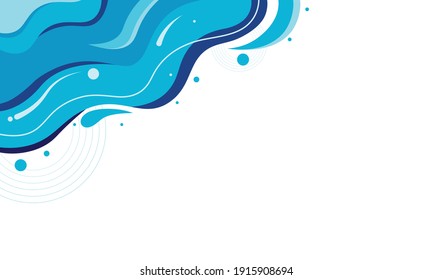 Abstract fluid shape modern background for banner.Vector illustration