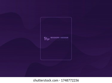 Abstract fluid shape pattern of violet design futuristic artwork background. Decorate for copy space of text, cover design, page, print, book. illustration vector eps10
