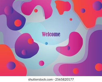 Abstract fluid shapes background
Flat color design abstract fluid illustration vector background
Minimalist wallpaper background with simple flat ornament around