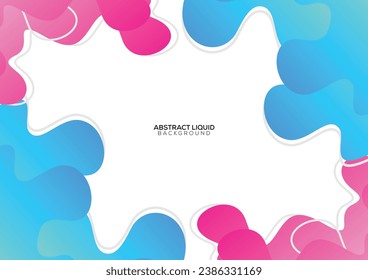estilo moderno de fondo de formas de fluido abstractas