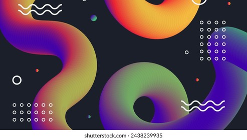 Abstract fluid shapes background vector design in eps 10