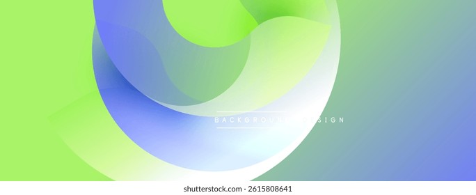 Abstract fluid shapes blend, creating vibrant gradient background. Soft curves suggest movement, light interplay. Modern design element.