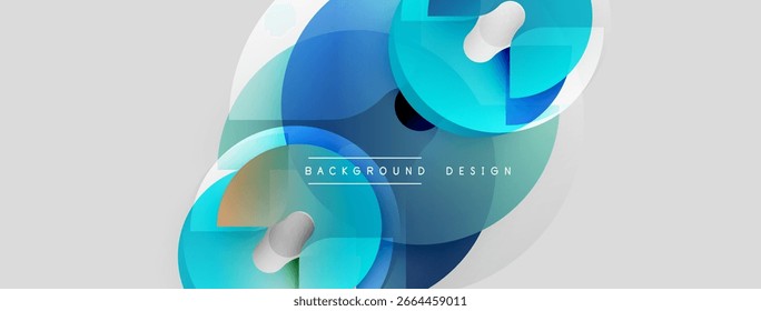 Formas fluidas abstratas, tons azuis dominam. Design minimalista com gradientes de luz, transições suaves. Textura de fundo moderna para projetos digitais.