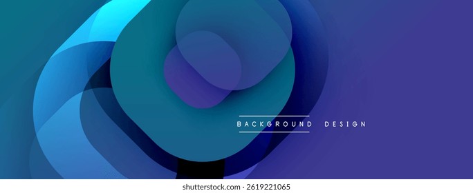 Abstract fluid shapes overlap, creating dynamic blue purple gradient. Modern design element for backgrounds, presentations.