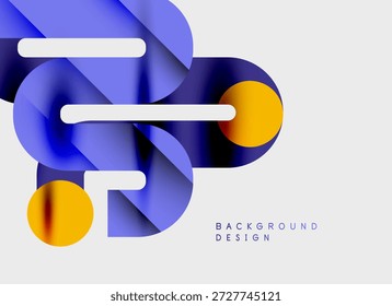 Abstract fluid shapes, vibrant blue, yellow hues. Modern design, clean background, dynamic composition. Minimalist aesthetic, smooth gradients present.
