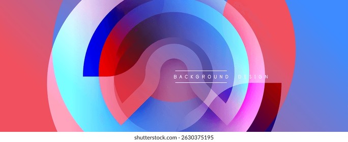 Abstract fluid shapes, vibrant colors blend. Dynamic composition creates modern visual impact. Pink, blue hues dominate design.