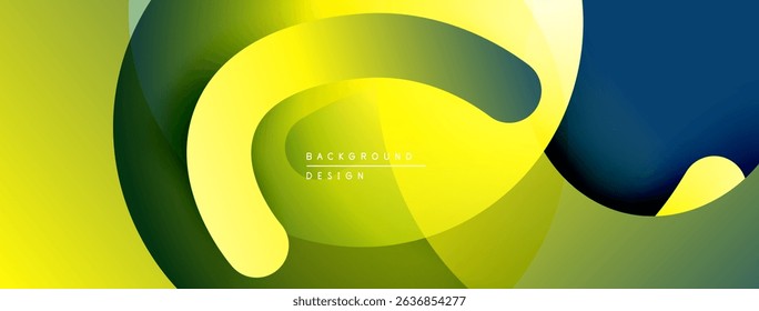 Abstract fluid shapes, vibrant colors blend. Modern design, smooth gradients create dynamic composition. Background suggests movement, energy.