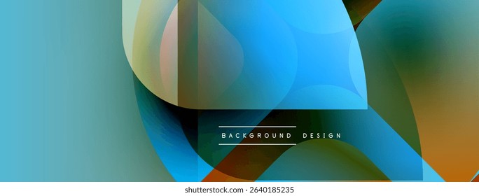 Abstract fluid shapes, vibrant colors blend. Modern design, smooth gradients create dynamic composition. Background features text elements.