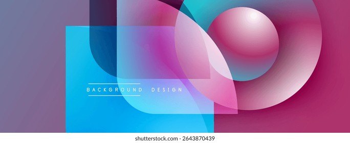 Abstract fluid shapes, vibrant colors blend. Modern design, smooth gradients create dynamic composition. Background features overlapping elements.