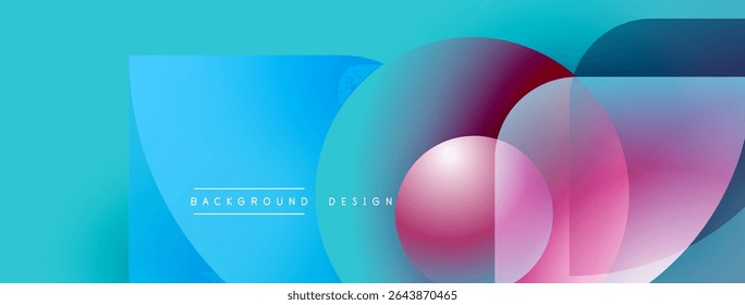 Abstract fluid shapes, vibrant colors blend. Modern design elements create dynamic visual experience. Smooth gradients, overlapping forms.