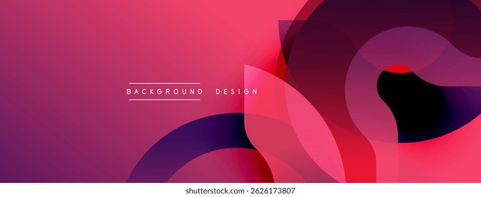 Abstract fluid shapes, vibrant pinks, purples create modern background. Gradient colors blend seamlessly, dynamic composition.