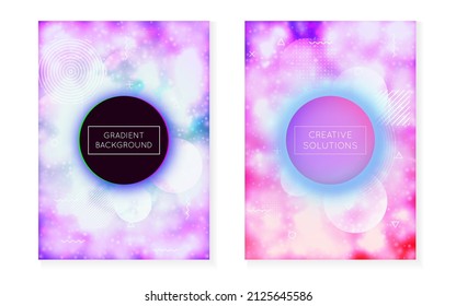 Abstract Fluid. Shiny Luminous Backdrop. Digital Pattern. Neon Texture. Violet Round Design. Summer Flyer. Memphis Dots. Retro Screen. Purple Abstract Fluid