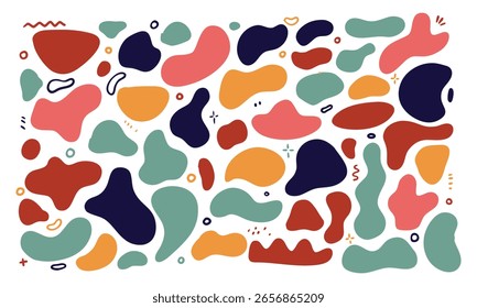 	
abstract fluid trendy shape element	