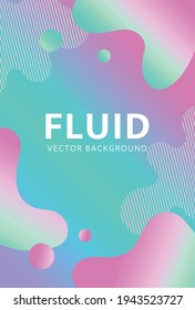 fondo vectorial fluido abstracto para banners, tarjetas, volantes, fondos de pantalla de medios sociales, etc.