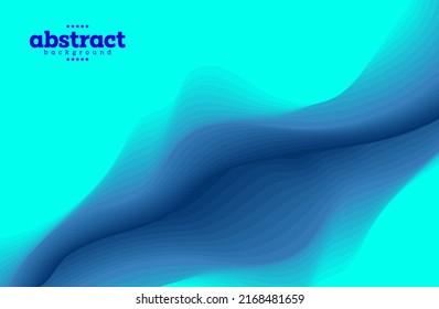fluido abstracto con línea vibrante sobre fondo turquesa inteligencia artificial tema tecnología en la nube plantilla de la web banner publicidad afiche diseño del paquete de productos de tecnología.